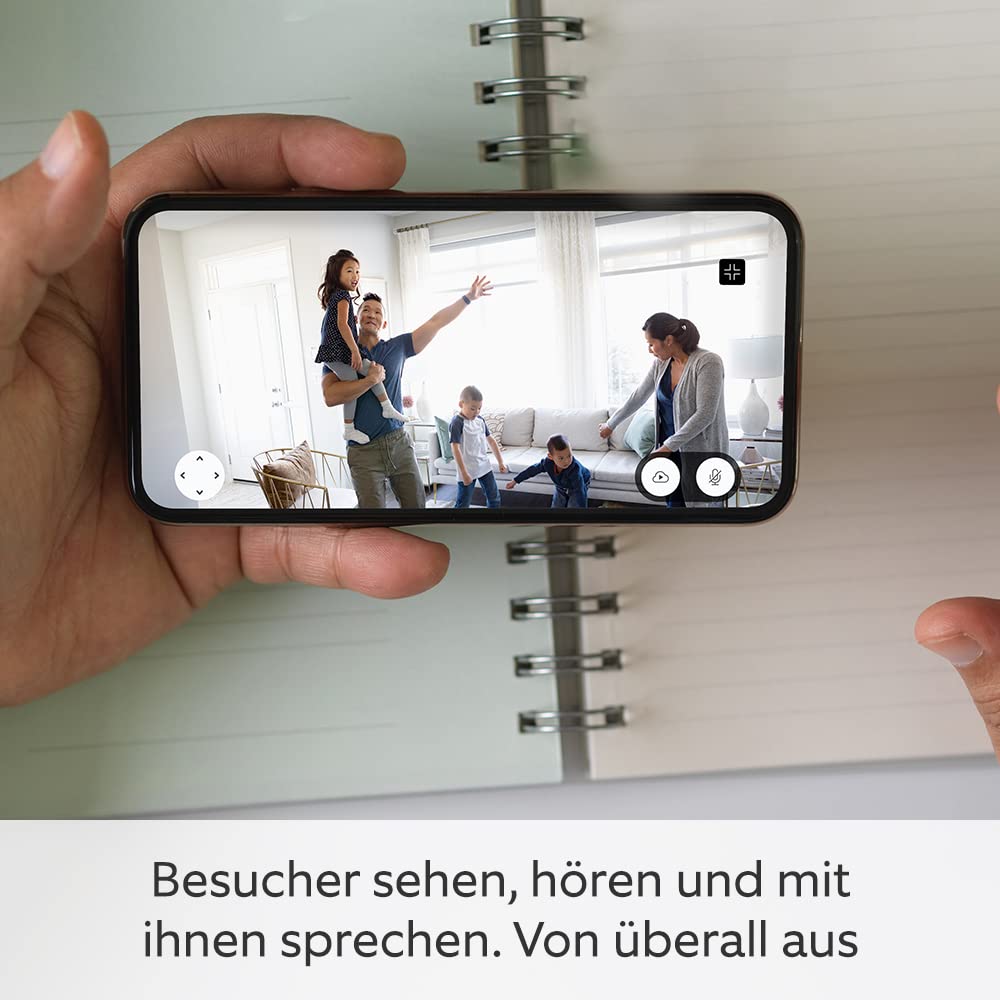 Blink Mini Pan-Tilt Camera | Bewegliche Plug-in-Überwachungskamera für den Innenbereich, Zwei-Wege-Audio, HD-Video, Bewegungserfassung, Funktioniert mit Alexa (weiß)