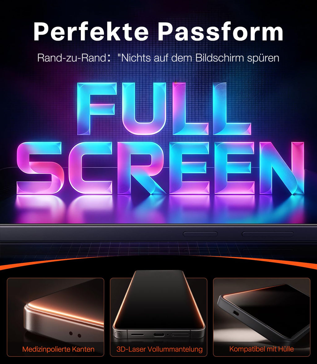 TORRAS für iPhone 17 Pro Max für Panzerglas Sichtschutz [Full Screen] Privacy Schutzfolie für iPhone 17 Pro Max Dauerhaft 9H+ Schutzglas, 0 Blasen Einbaurahmen [TOP 9H+ Bruchsicheres], 2 Stück